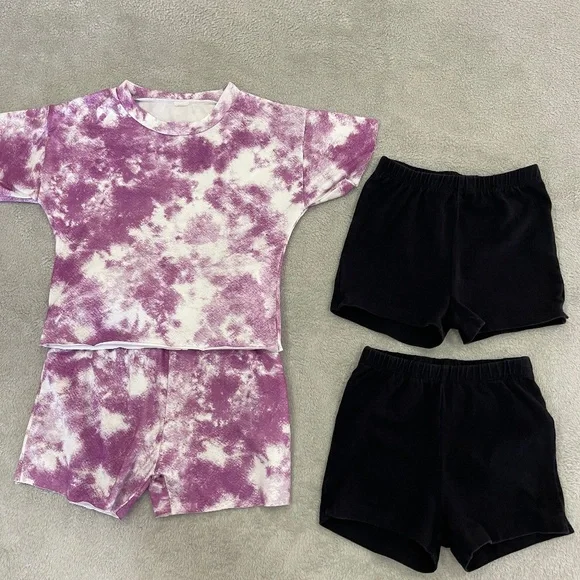 The Children's Place Bottoms Kids Tie Dye Set Biker Shorts